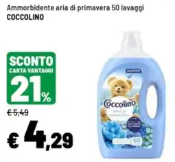 Iper La Grande Ammorbidente aria di primavera Coccolino offerta