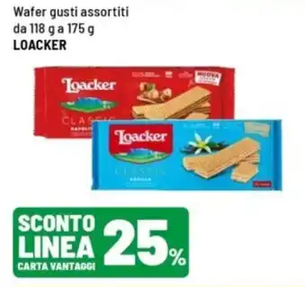 Iper La Grande Wafer gusti assortiti Loacker offerta