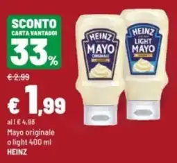 Iper La Grande Mayo originale o light offerta