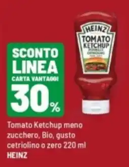Iper La Grande Tomato Ketchup meno zucchero, Bio, gusto cetriolino o zero offerta