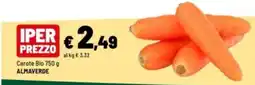 Iper La Grande Carote Bio ALMAVERDE offerta
