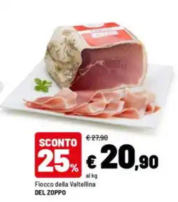 Iper La Grande Fiocco della Valtellina DEL ZOPPO offerta