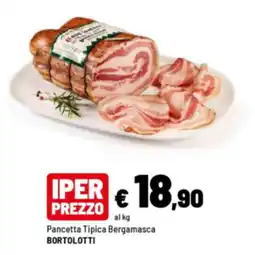 Iper La Grande Pancetta Tipica Bergamasca Bortolotti offerta
