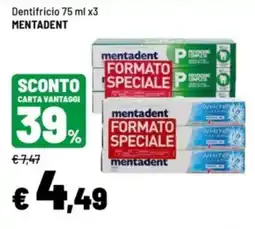 Iper La Grande Dentifricio Mentadent offerta