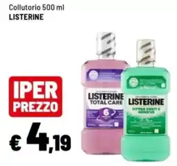 Iper La Grande Collutorio Listerine offerta