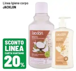 Iper La Grande Linea igiene corpo Jacklon offerta