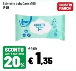 Iper La Grande Salviette babyCare offerta