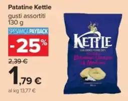 Carrefour Patatine Kettle offerta