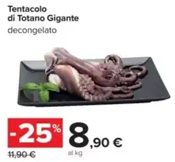 Carrefour Tentacolo di Totano Gigante offerta