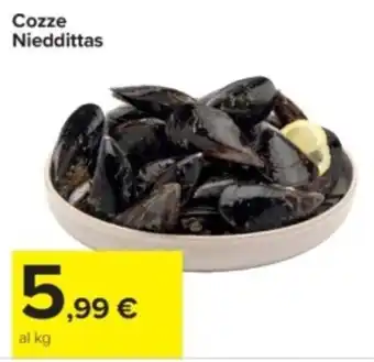 Carrefour Cozze Nieddittas offerta