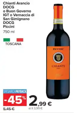 Carrefour Chianti Piccini offerta
