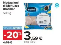 Carrefour Medaglioni di Merluzzo Brasmar offerta