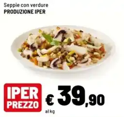 Iper La Grande Seppie con verdure produzione Iper offerta