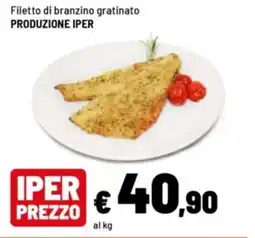 Iper La Grande Filetto di branzino gratinato Iper offerta