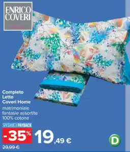 Carrefour Completo Letto Coveri Home offerta