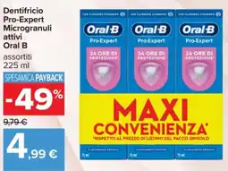 Carrefour Dentifricio Pro-Expert Microgranuli attivi Oral B offerta