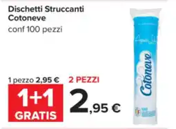 Carrefour Dischetti Struccanti Cotoneve offerta