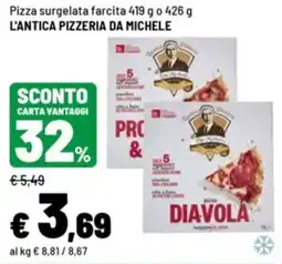 Iper La Grande Pizza surgelata farcita L'Antica Pizzeria Da Michele offerta