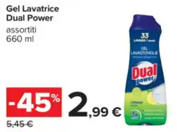 Carrefour Gel Lavatrice Dual Power offerta