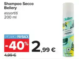 Carrefour Shampoo Secco Bellery offerta