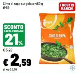 Iper La Grande Cime di rapa Iper offerta