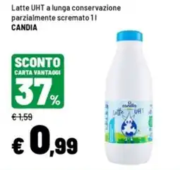 Iper La Grande Latte UHT parzialmente scremato Candia offerta
