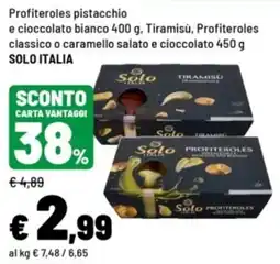 Iper La Grande Profiteroles Solo offerta