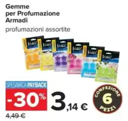 Carrefour Gemme per Profumazione Armadi Volà! offerta
