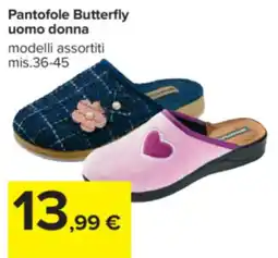 Carrefour Pantofole Butterfly offerta