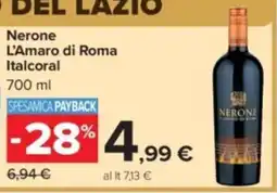 Carrefour Nerone L'Amaro di Roma offerta