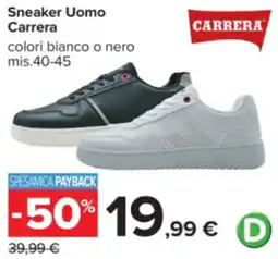 Carrefour Sneaker Uomo Carrera offerta