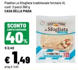 Iper La Grande Sfogliata tradizionale Casa della Piada offerta