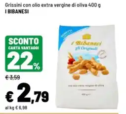 Iper La Grande Grissini con olio extra vergine di oliva offerta