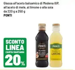 Iper La Grande Glassa all'aceto balsamico di Modena IGP Ponti offerta