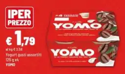 Iper La Grande Yogurt gusti assortiti YOMO offerta