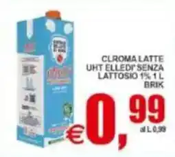 Pewex Clroma latte UHT elledi senza lattosio offerta