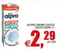 Pewex Alpro drink cocco senza zuccheri offerta