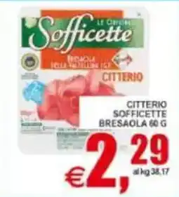 Pewex Citterio Sofficette Bresaola offerta