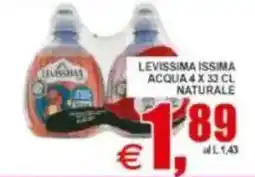 Pewex Levissima Issima Acqua Naturale offerta