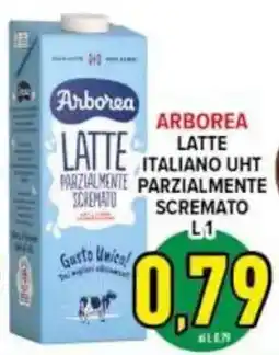 Iper Triscount Arborea latte italiano uht parzialmente scremato offerta