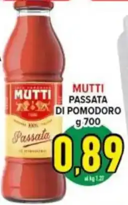 Iper Triscount Mutti passata di pomodoro offerta
