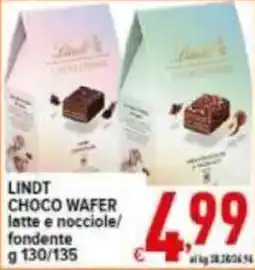 Iper Triscount Lindt Choco Wafer offerta