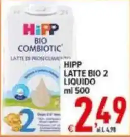Iper Triscount HiPP Latte Bio 2 offerta