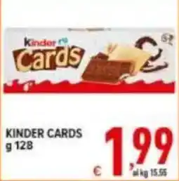 Iper Triscount Kinder Cards offerta