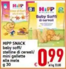 Iper Triscount Hipp snack baby soffi offerta