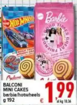 Iper Triscount Balconi mini cakes barbie/hotwheels offerta