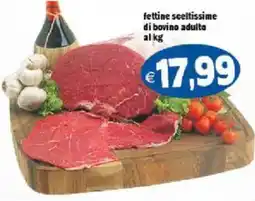 Il Castoro Supermercati fettine sceltissime di bovino adulto offerta