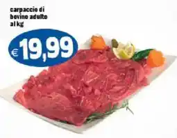 Il Castoro Supermercati Carpaccio di bovino adulto offerta