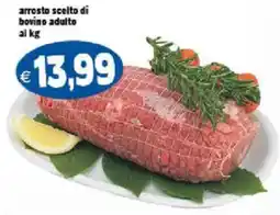 Il Castoro Supermercati arrosto scelto di bovino adulto offerta