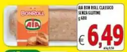 Iper Triscount Bonroll Aia classico senza glutine offerta